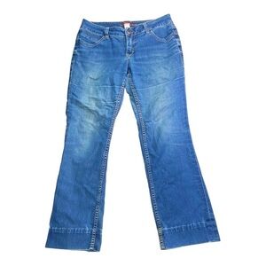 Worn Jeans dropped hem straight jeans 10 / 30